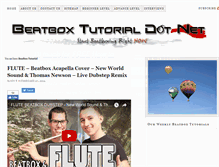 Tablet Screenshot of beatboxtutorial.net